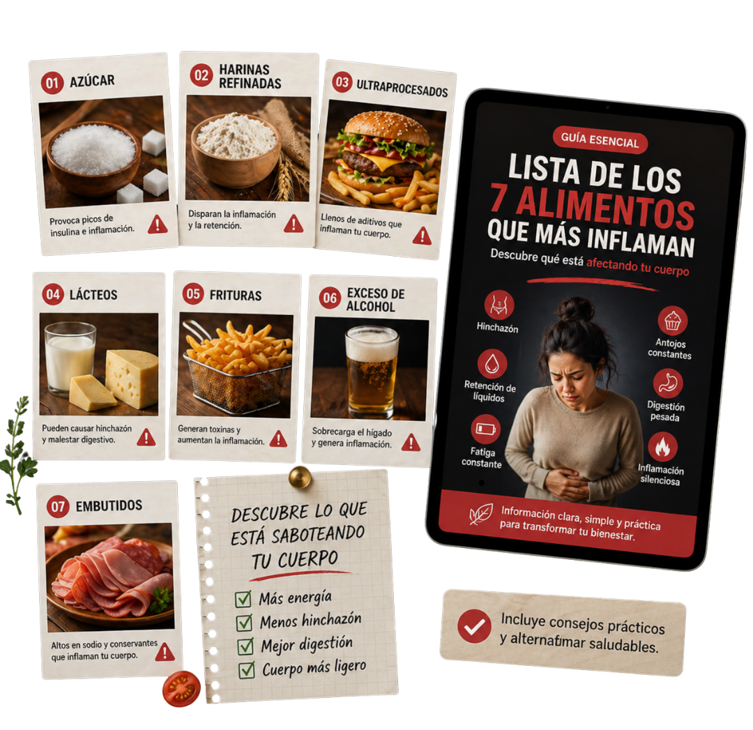 Identifica lo que te está inflando TODOS LOS DÍAS sin que lo notes